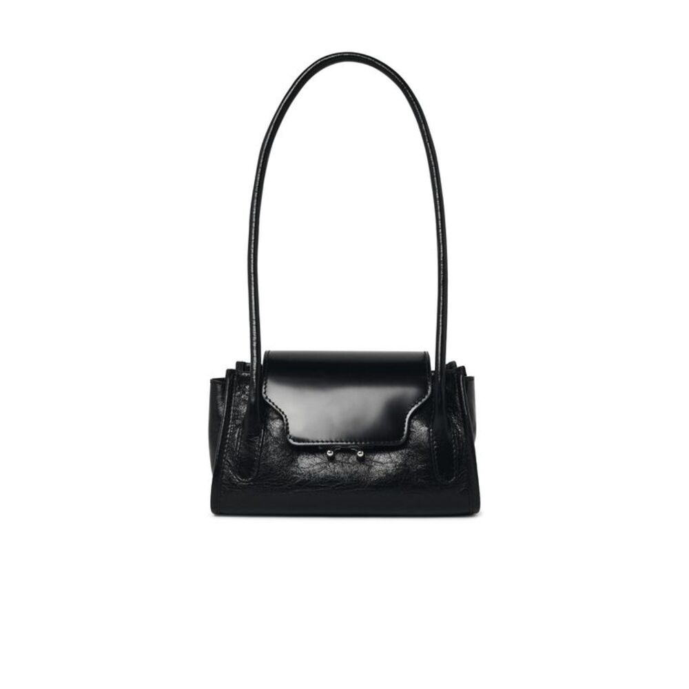 Marni Small 'Trunkette' Black Leather Bag Women